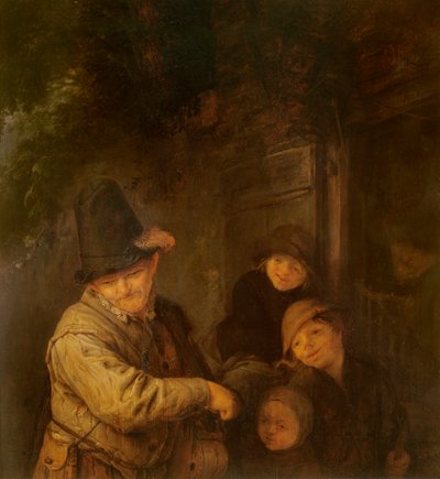 Il musicista itinerante, XVII secolo da Adriaen Jansz. van Ostade